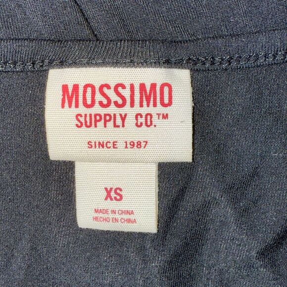 Mossimo Supply Co. Black Short Sleeve Tee Shirt Dress Size XS - Picture 5 of 7